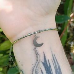 Pulseira Lua - Aço Inoxidável
