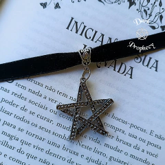 Choker Pentagrama Tachas - comprar online