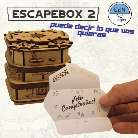 Escapebox 2 con mensaje personalizado - comprar online