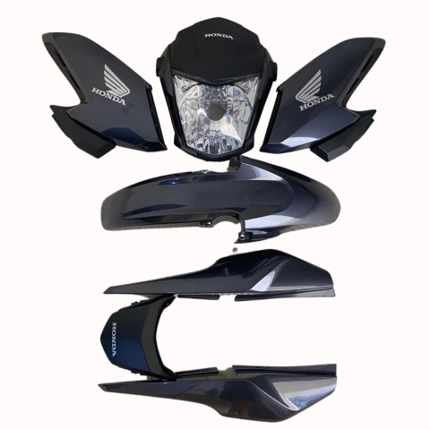KIT CARENAGEM COMPLETA CG 160 FAN 2022 A 2024