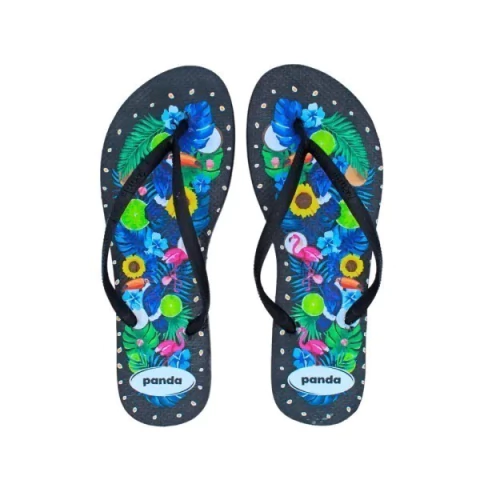 Ojota Panda Mujer Negro 35/36 al 39/40