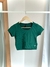 Top crop mangas cortas - comprar online
