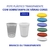 Potes Com Tampas Vermelhas PCT 25 UN (200 ml) na internet