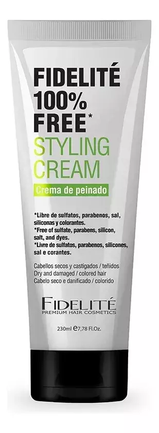 Crema Para Peinar Sin Sulfatos Parabenos Free Fidelite 230ml