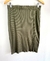 Saia Midi Canelada Verde Militar - comprar online