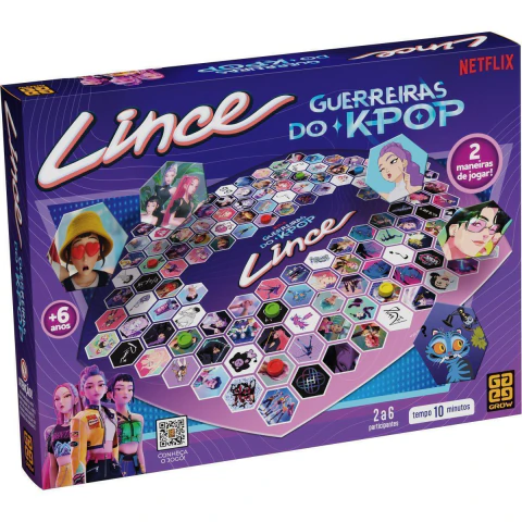 Jogo de Tabuleiro Lince Guerreiras do K-Pop