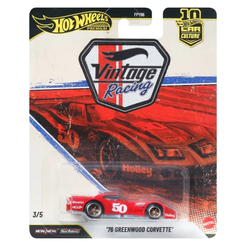 Hot Wheels Premium Car Culture Vintage Racing ’76 Greenwood Corvette