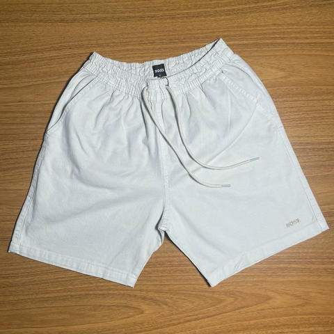 Short Sarja HB Off White Ref02 C/ Elastano
