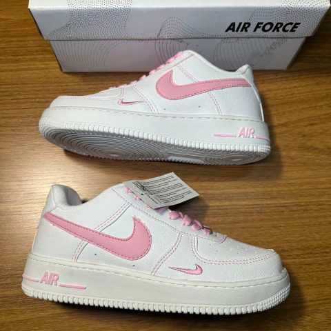 Tênis NK Air Force 1 Dt Rosa Premium