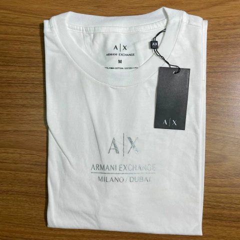Camiseta AX Branco Ref23 Importada