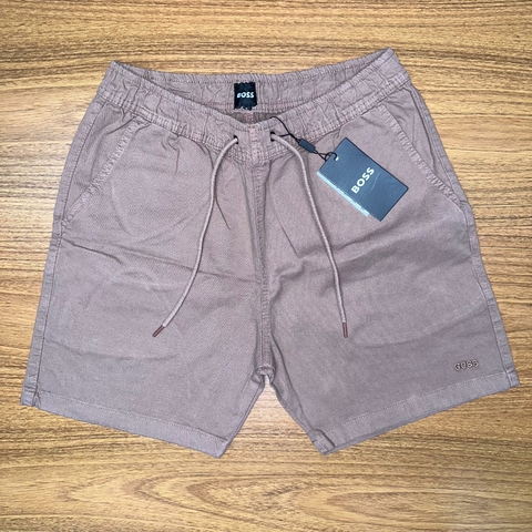 Short Sarja HB Marrom Claro C/ Elastano