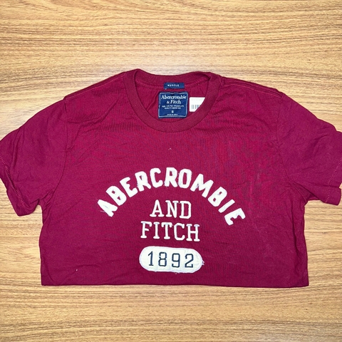 Camiseta Abercrombie Vinho Ref 78