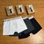 KIT Cueca Abercrombie Ref02 Preto/Branco/Grafite