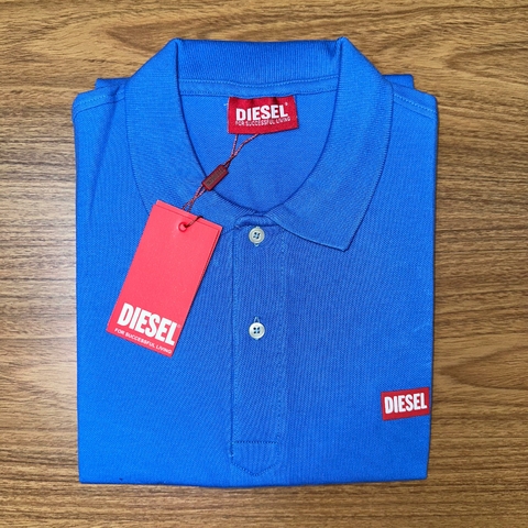 Camisa Polo DSL Ref03 Azul C/ Elastano