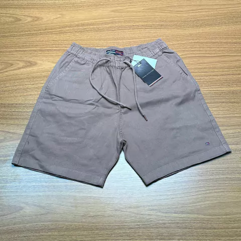 Short Sarja TH Marrom C/ Elastano
