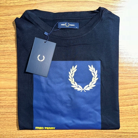 Camiseta Fred Perry Preto Ref05 Importada