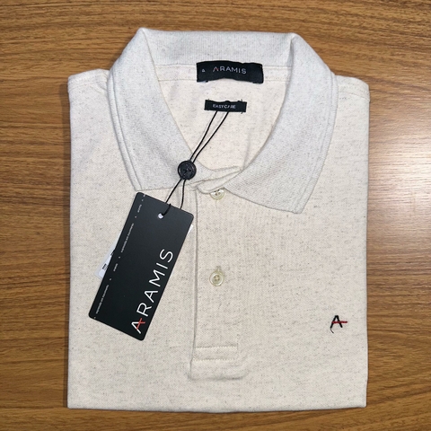 Camisa Polo Aramis Areia C/ Elastano