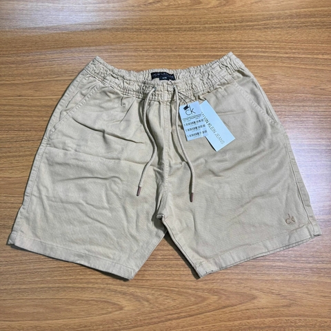 Short Sarja Calvin Klein Bege C/ Elastano