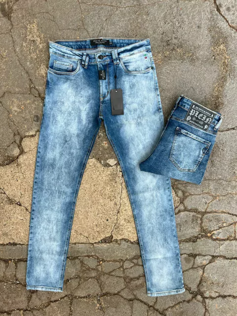 Calça Jeans Philipp Plein Azul Denim