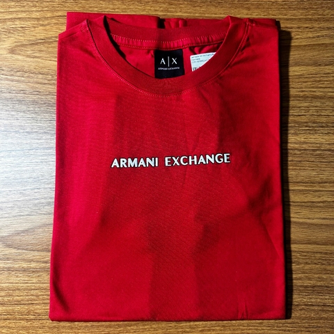 Camiseta AX Vermelho Ref38 Importada