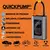 QuickPump®, Inflador Multifunción 4 en 1, Autos, Motos, Bicis, Pelotas - 150 PSI, con Powerbank, Linterna, y Rompecristales. Incluye Adaptadores - Tienda Equipando