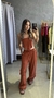 Conjunto Lenço Marrom