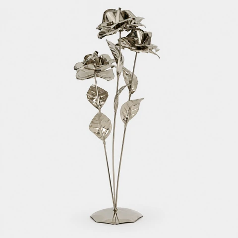 Ramo Rosas triple con base - Mod 072-607