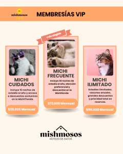 Club Mishmosos - Plan Michi-Cuidados Anual en internet