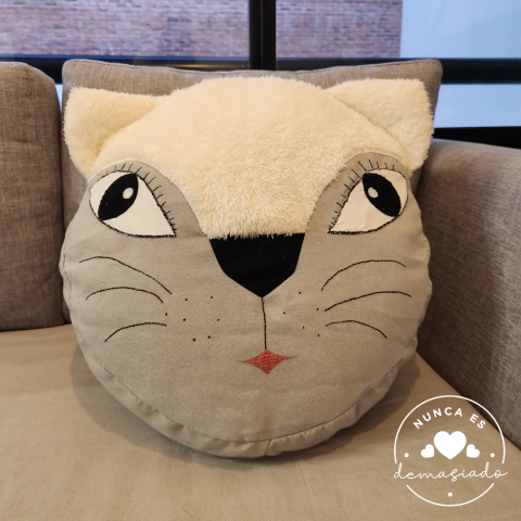 Almohadón Gato 45cmx15cm