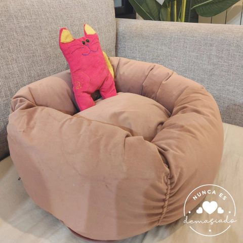 Moisés Rosa viejo tela gamuzada - 50cm