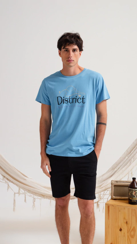 Remera Arkano - Celeste - comprar online