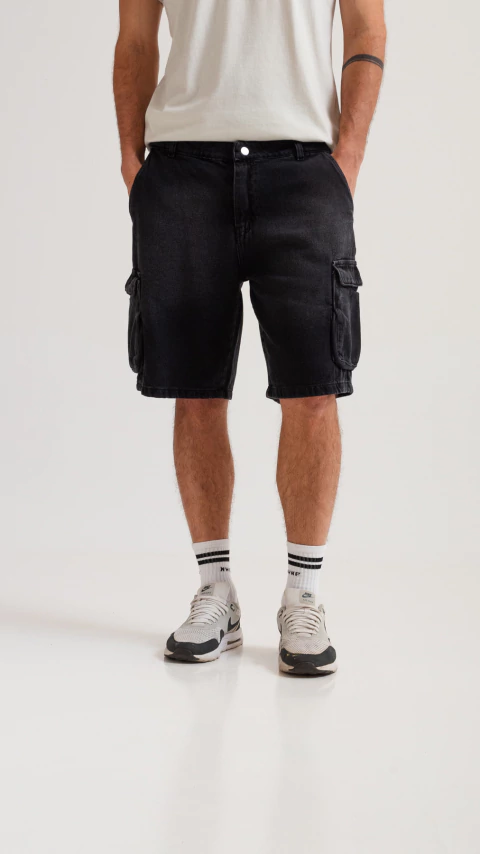 Bermuda Milán - Negro - comprar online