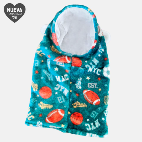 Cuello-gorro para Galgo con orejitas - Modelo Osito Deportes