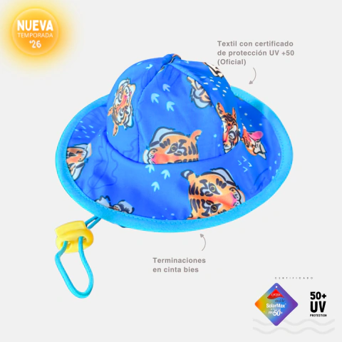 Capelina para Galgo con filtro solar UV +50 - Modelo Tigres Turquesa