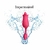 Vibrador rosa em formato de flor, com controle de vibração, ideal para uso anal e vaginal, à prova d'água.