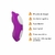 Vibrador de calcinha com prendedor magnético - 9 Modos de vibração e controle remoto na internet