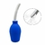 Ducha anal higiênica de 310ml com aplicador em silicone azul