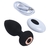 Plug anal vibratório - 10 modos de vibração com controle remoto 10x3,6 cm - comprar online