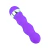 Vibrador personal escalonado Roxo - 11,5 x 2,5 cm - Pega Fogo Sex Shop