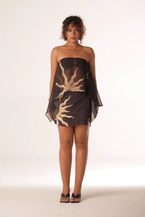 Conjunto Top Aurora e Saia Selina Solstício