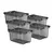 Kit Organizador 50 Litros com 5 Peças Cinza | Plasvale