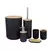 Kit Conjunto para Banheiro Bambu 6 Peças - Branco - comprar online