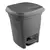 Lixeira Com Pedal 15L Plasvale - Cinza - comprar online