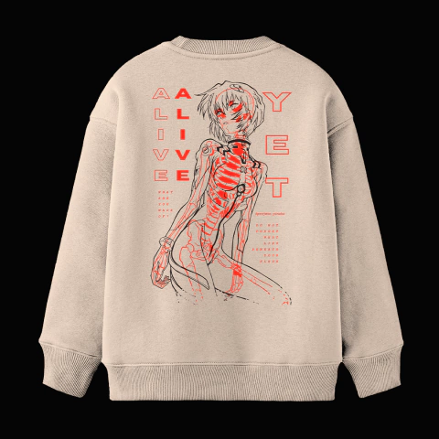 Moletom Crewneck - ALIVE (Off White) - comprar online