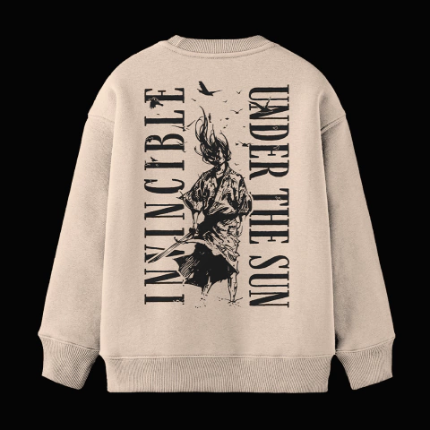 Moletom Crewneck - INVINCIBLE (Off White) - comprar online