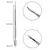 Kit 4 Espátulas Ponta Dupla Aço Inox Prateado - Lahass Beauty