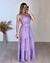 VESTIDO LONGO DUNA VAZADO LATERAL E AMARRAÇÃO - LAVANDA - comprar online