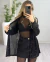 CARDIGAN PAETÊ MANGA LONGA - PRETO na internet