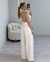 PANTALONA ALFAIATARIA MARANT CÓS ALTO - OFF WHITE na internet