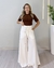 MAX PANTALONA MARANT CÓS ALTO BOLSOS LATERAIS CINTO REMOVÍVEL - OFF WHITE - comprar online